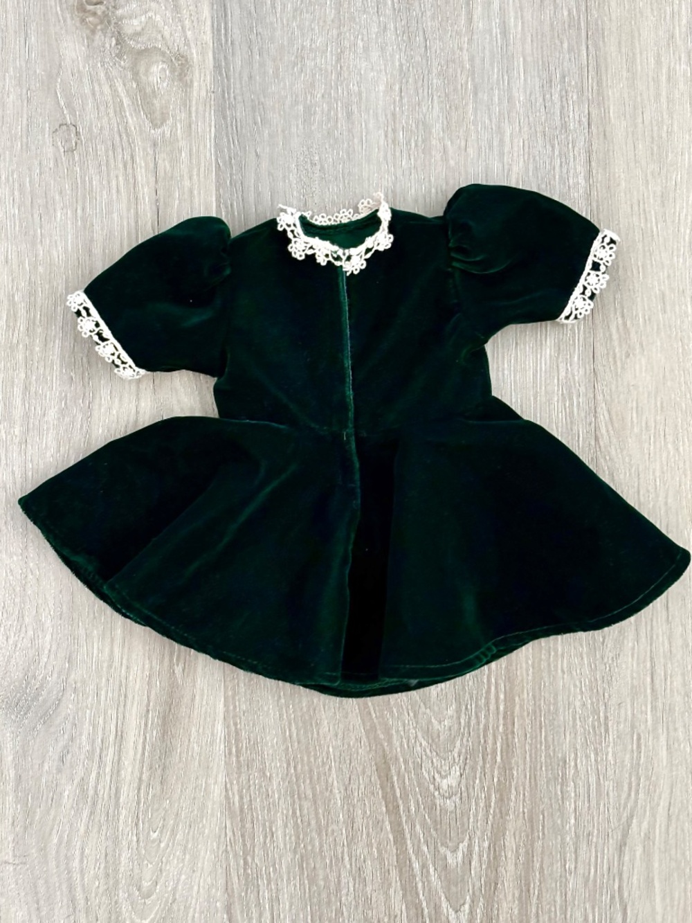 American Girl Pleasant Company Doll Molly Evergreen Velvet Christmas Dress VTG - Picture 4 of 9